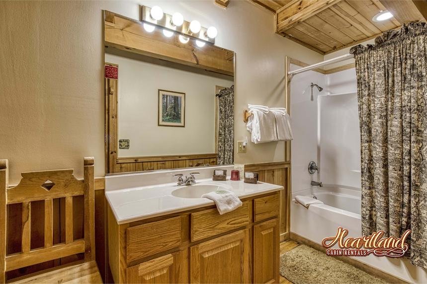 2 Bathroom with tub shower